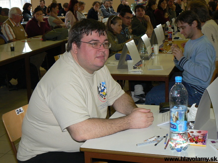 Gyorgy Istvan - President of Hungarian Puzzle association, čestný súťažiaci