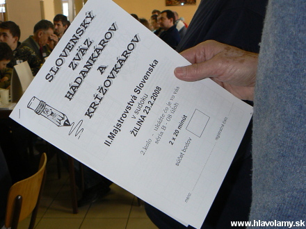 Registračný list účastníka súťaže