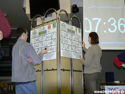Finálové kolo - sudoku 2008